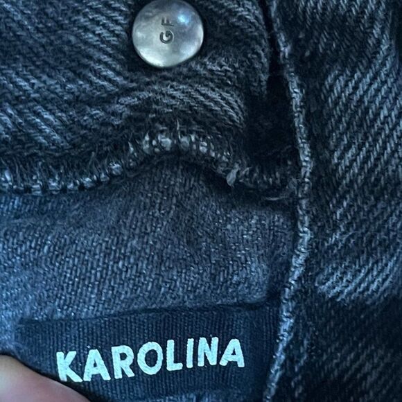 GRLFRND Karolina Gray High Rise Distressed Skinny Jeans   Women's Size 28 - Picture 4 of 9